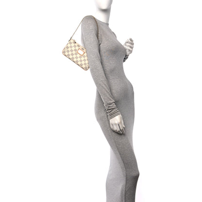 Louis Vuitton Damier Azur Pochette Milla MM 2 of 12