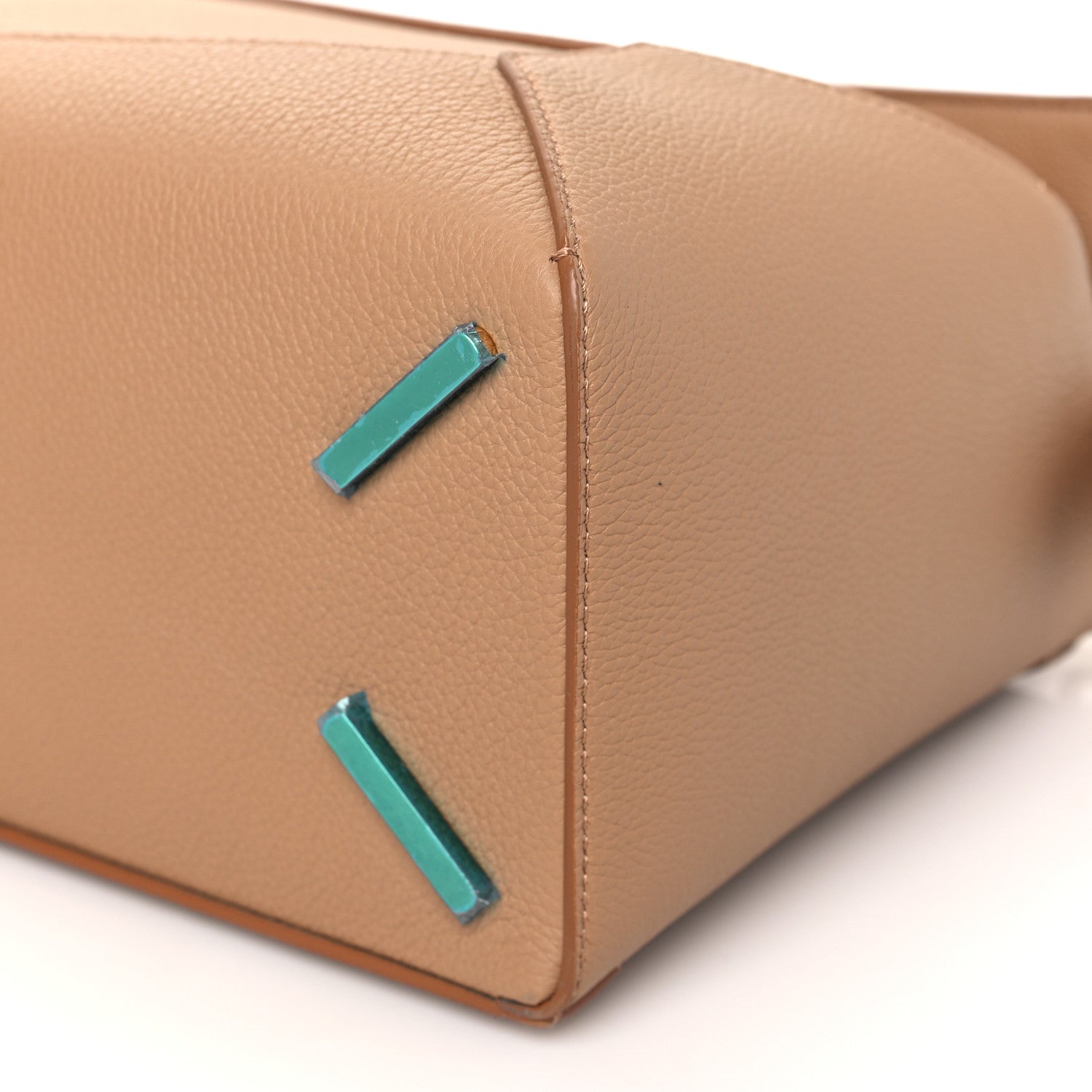 Loewe Grained Calfskin Medium Puzzle Edge Bag Toffee 10 of 10