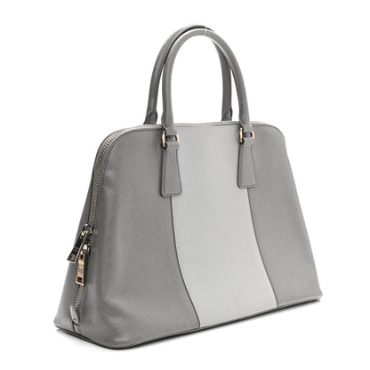 Prada Saffiano Lux Bi-Color Promenade Tote Marmo Argilla 3 of 12