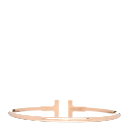 Tiffany 18K Rose Gold T Wire Bracelet 3 of 5