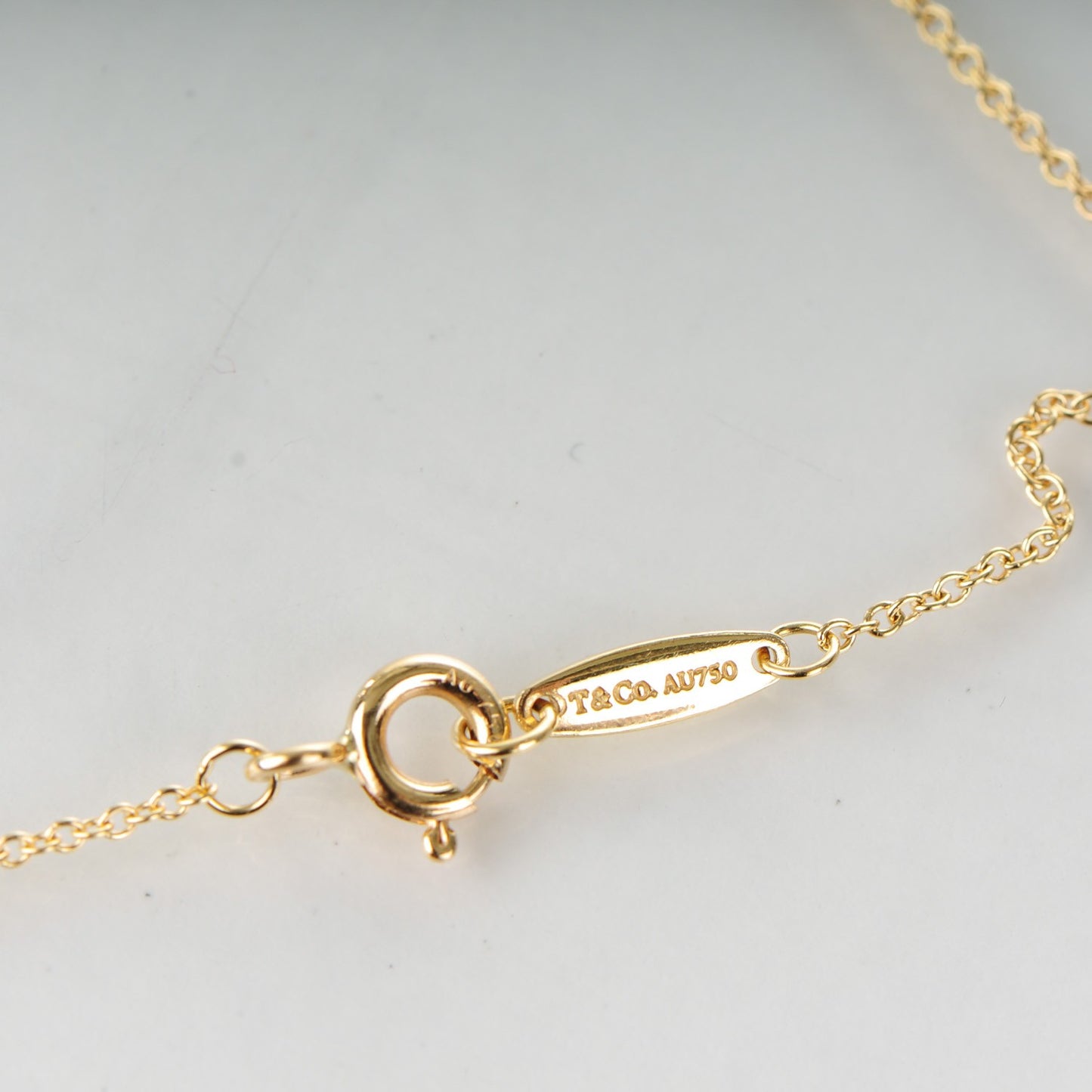 18K Yellow Gold Diamond .08ct Elsa Peretti Diamonds by the Yard Bracelet