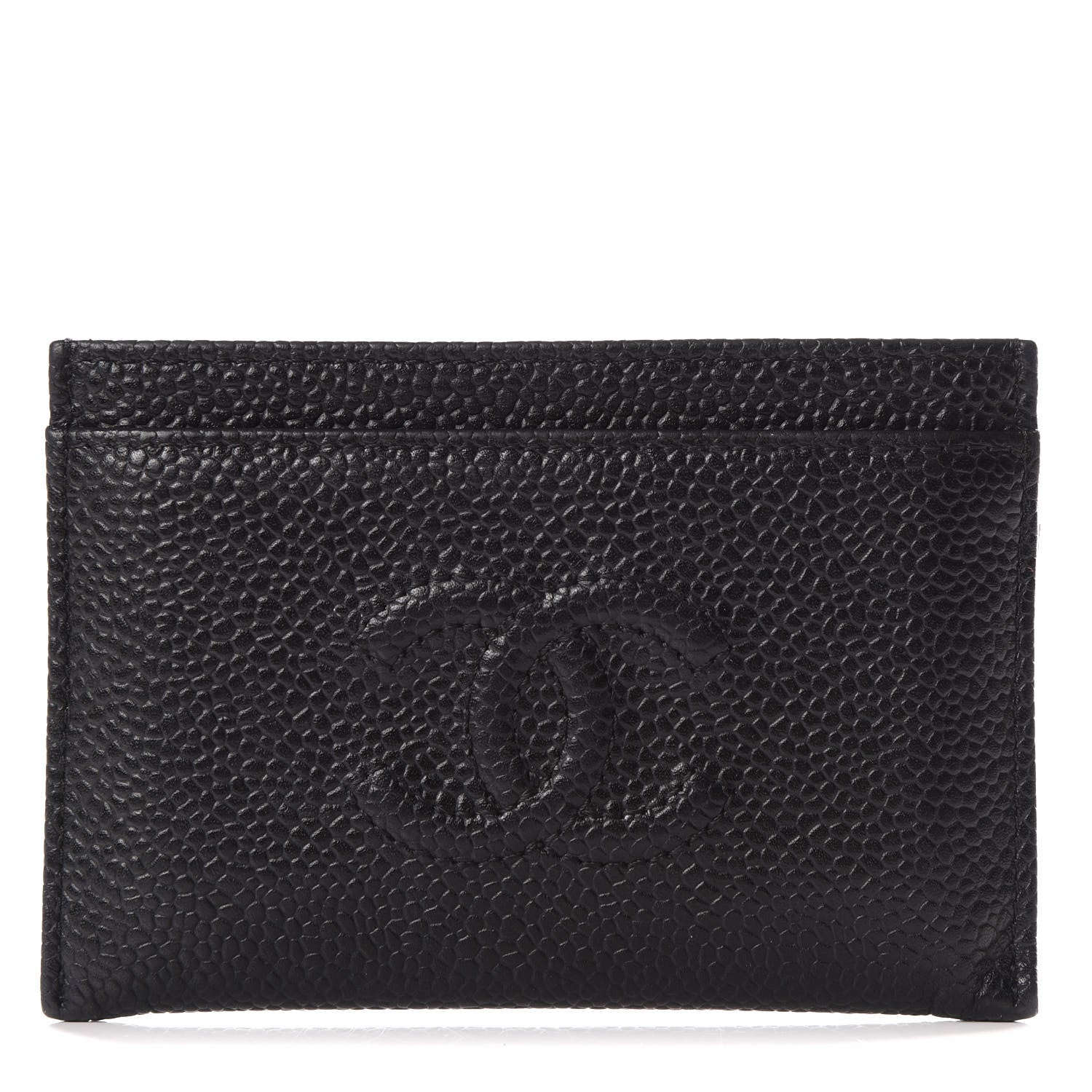 Chanel Caviar Timeless CC Card Holder Black 1 of 7