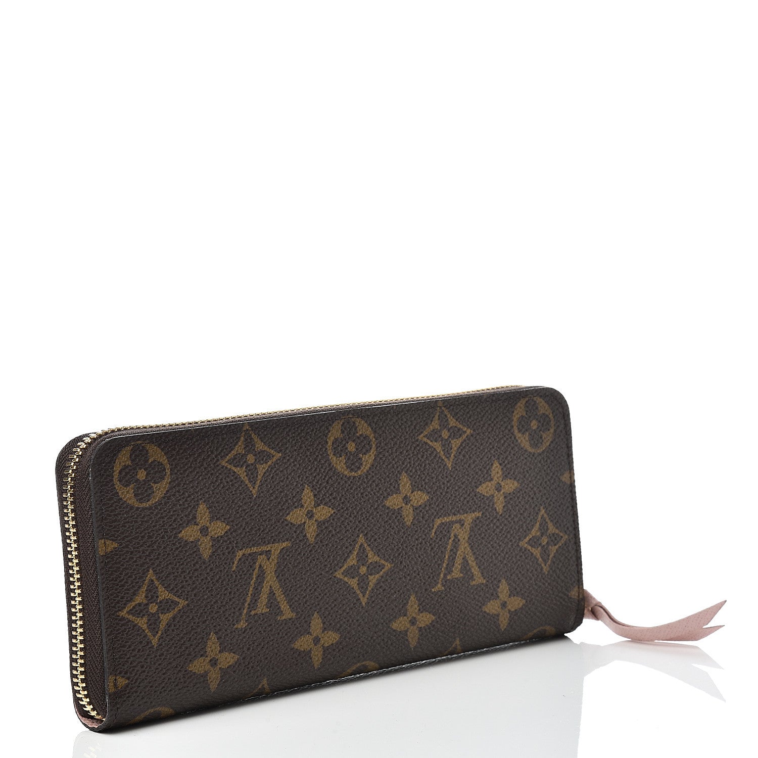 Louis Vuitton Monogram Clemence Wallet Rose Ballerine 2 of 9
