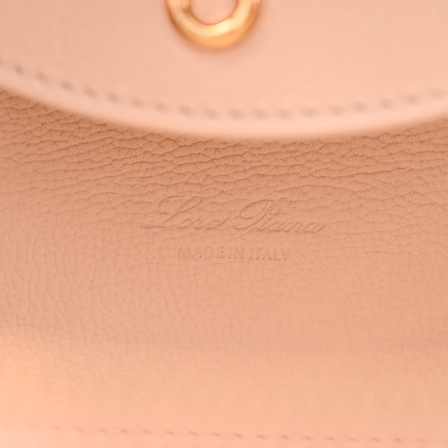 Loro Piana Calfskin Extra Bag L27 Creamed Honey 6 of 9