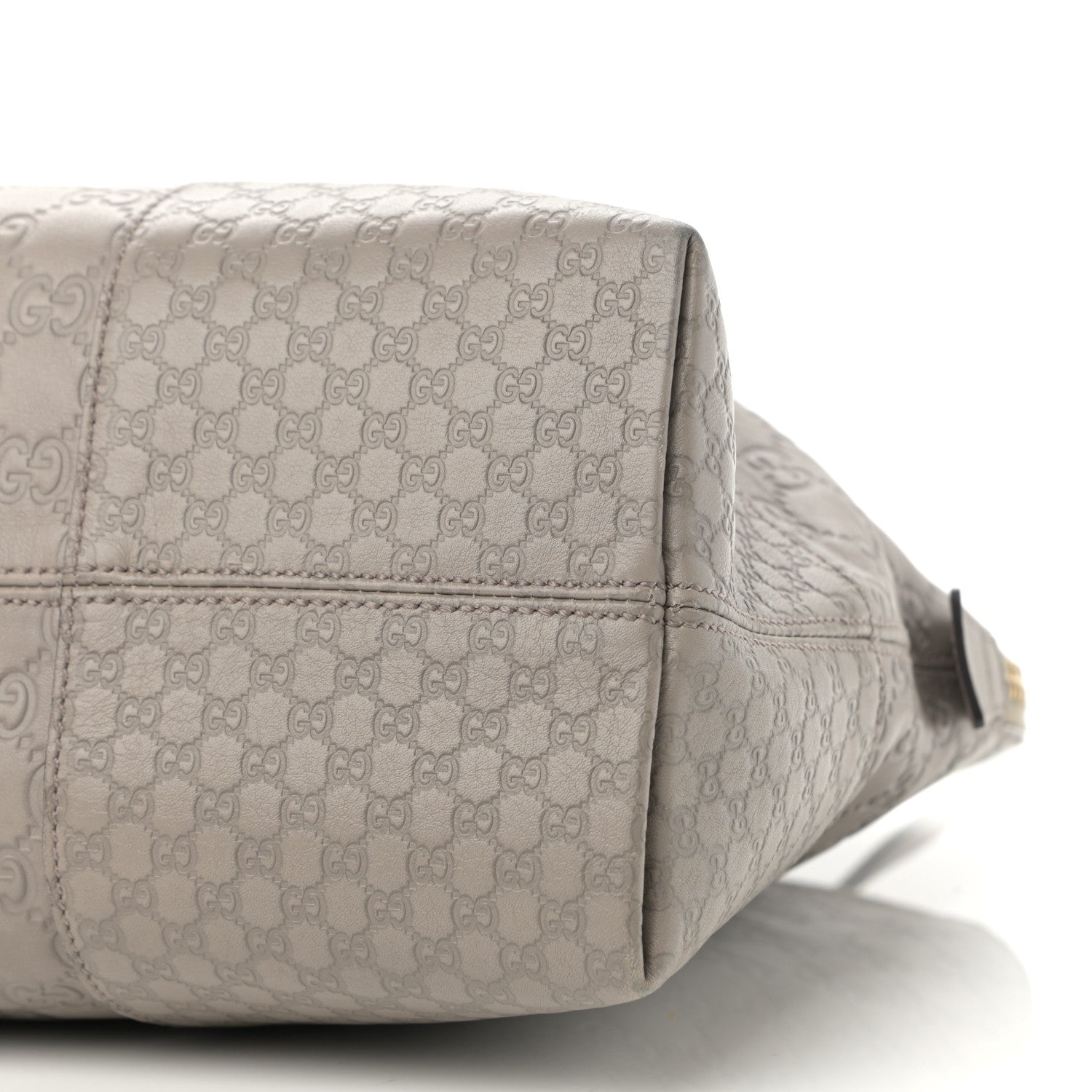 Gucci Guccissima Medium Bree Shoulder Bag Storm Grey 10 of 10