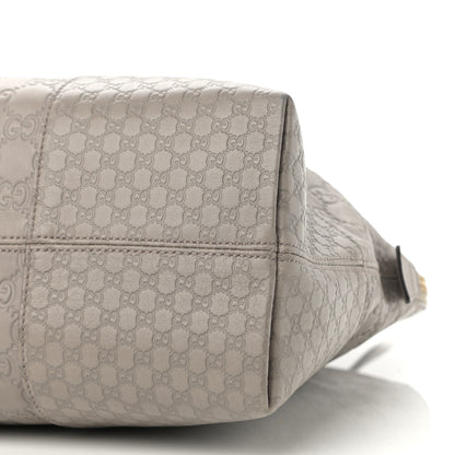 Gucci Guccissima Medium Bree Shoulder Bag Storm Grey 10 of 10