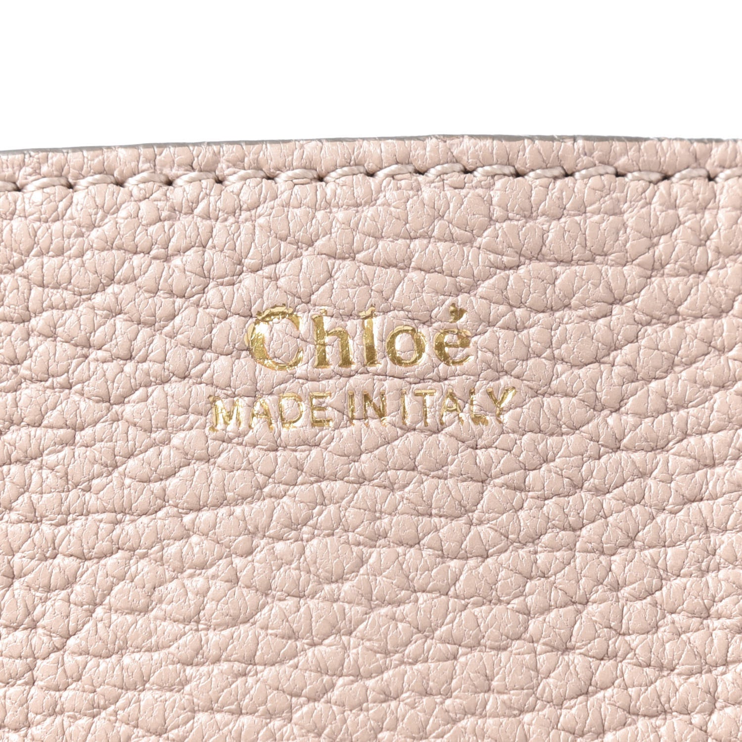Chloe Grained Lambskin Drew Shoulder Bag Cement Pink 8 of 9