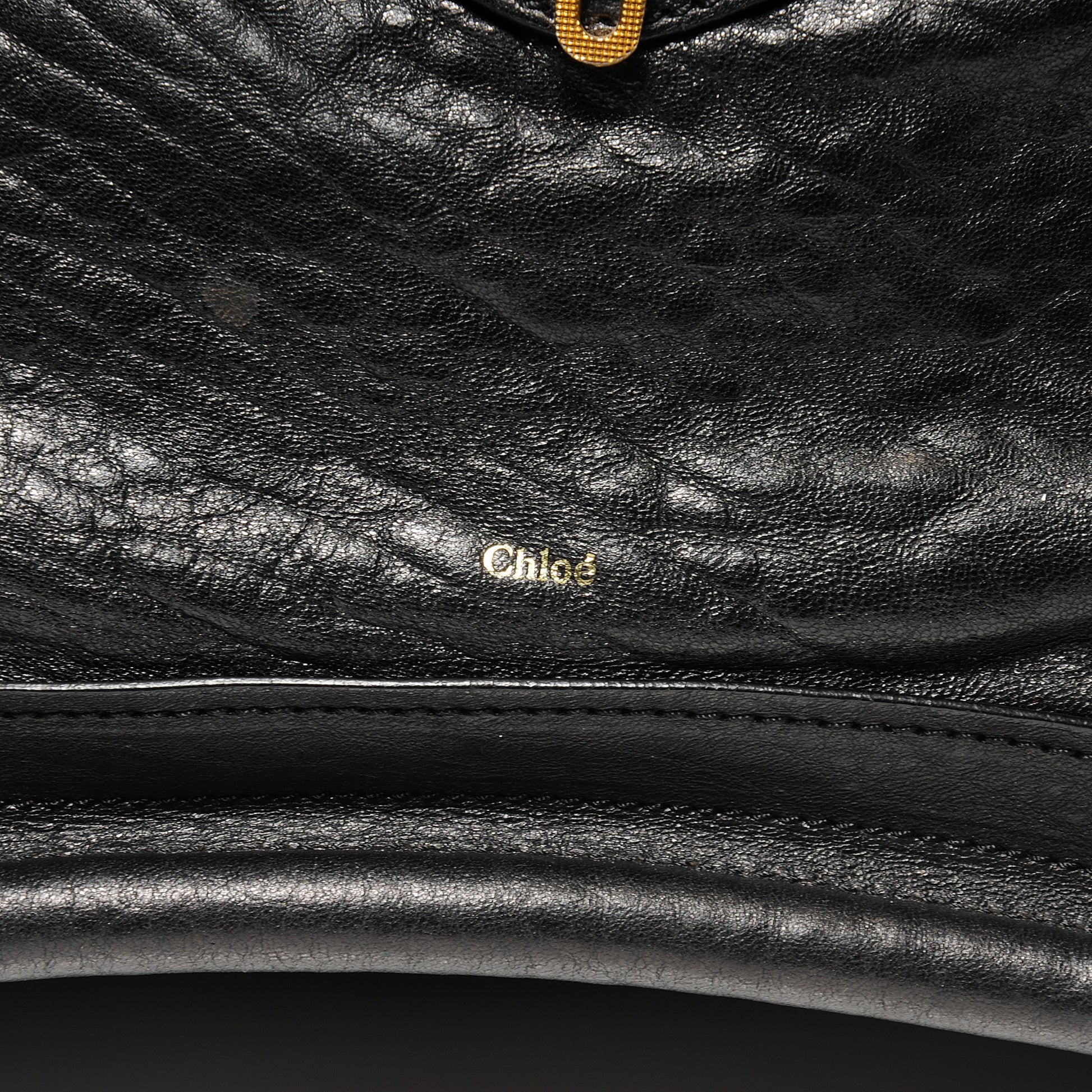 Chloe Lambskin Medium Paraty Black 9 of 9