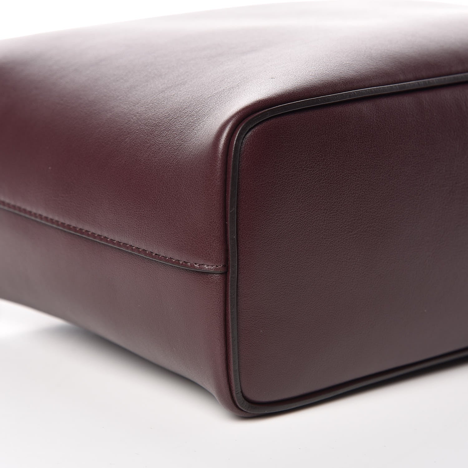 Celine Lambskin Small Soft Cube Satchel Burgundy 5 of 9