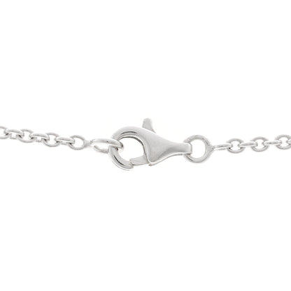 Cartier 18K White Gold Interlocking LOVE Necklace 4 of 5