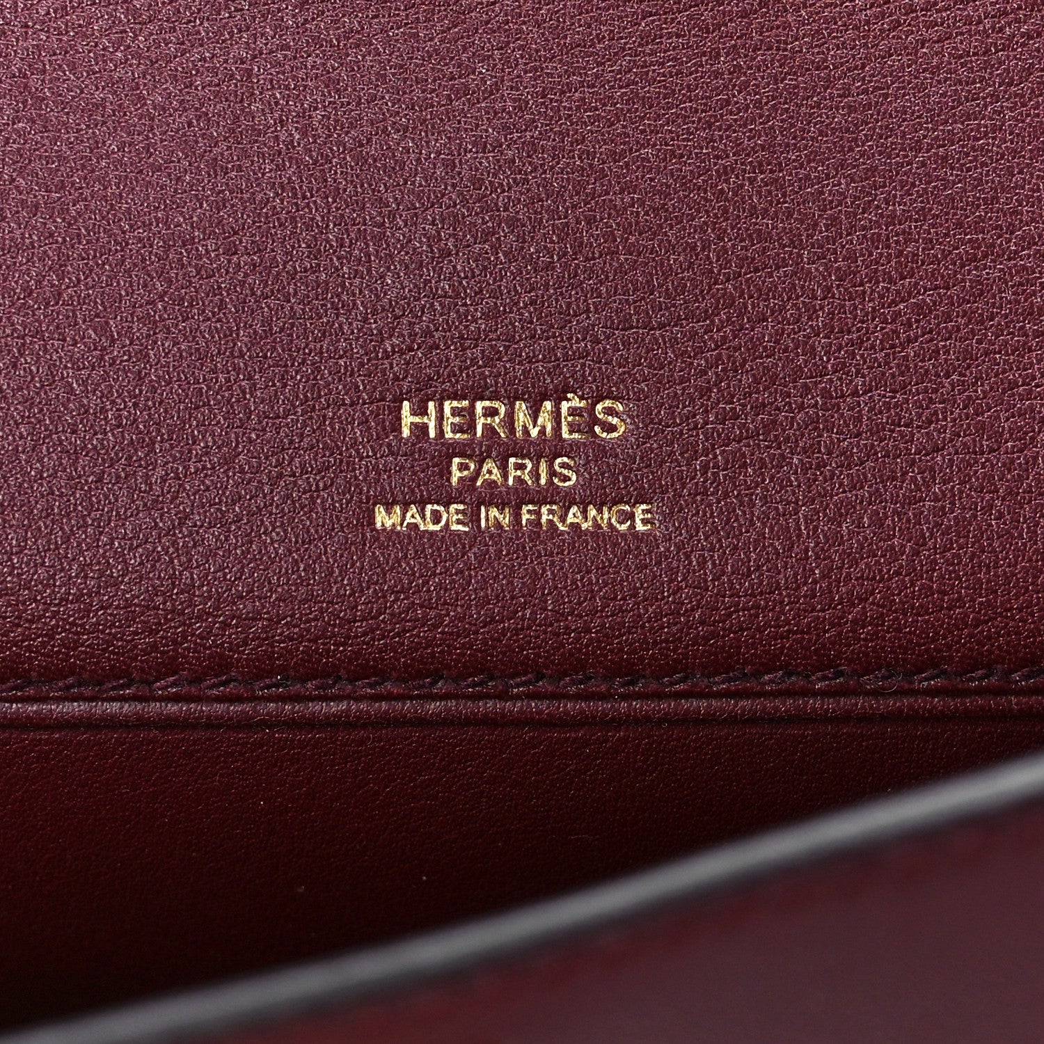 Hermes Swift Kelly Cut Clutch Pochette Bordeaux 6 of 13