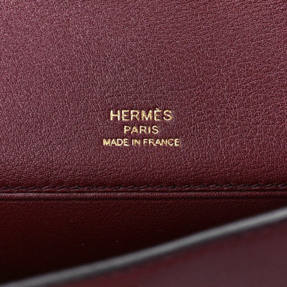 Hermes Swift Kelly Cut Clutch Pochette Bordeaux 6 of 13