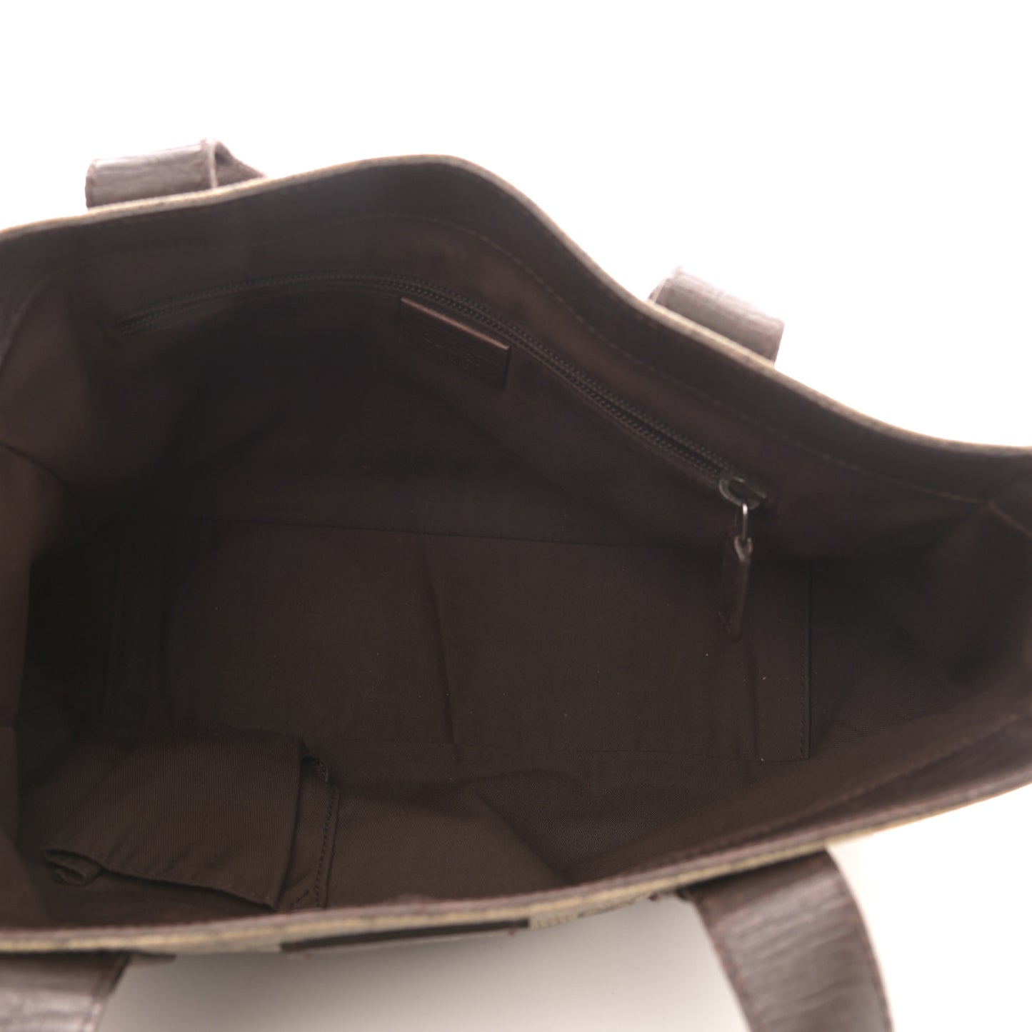 GG Plus Monogram Small Tote Dark Brown