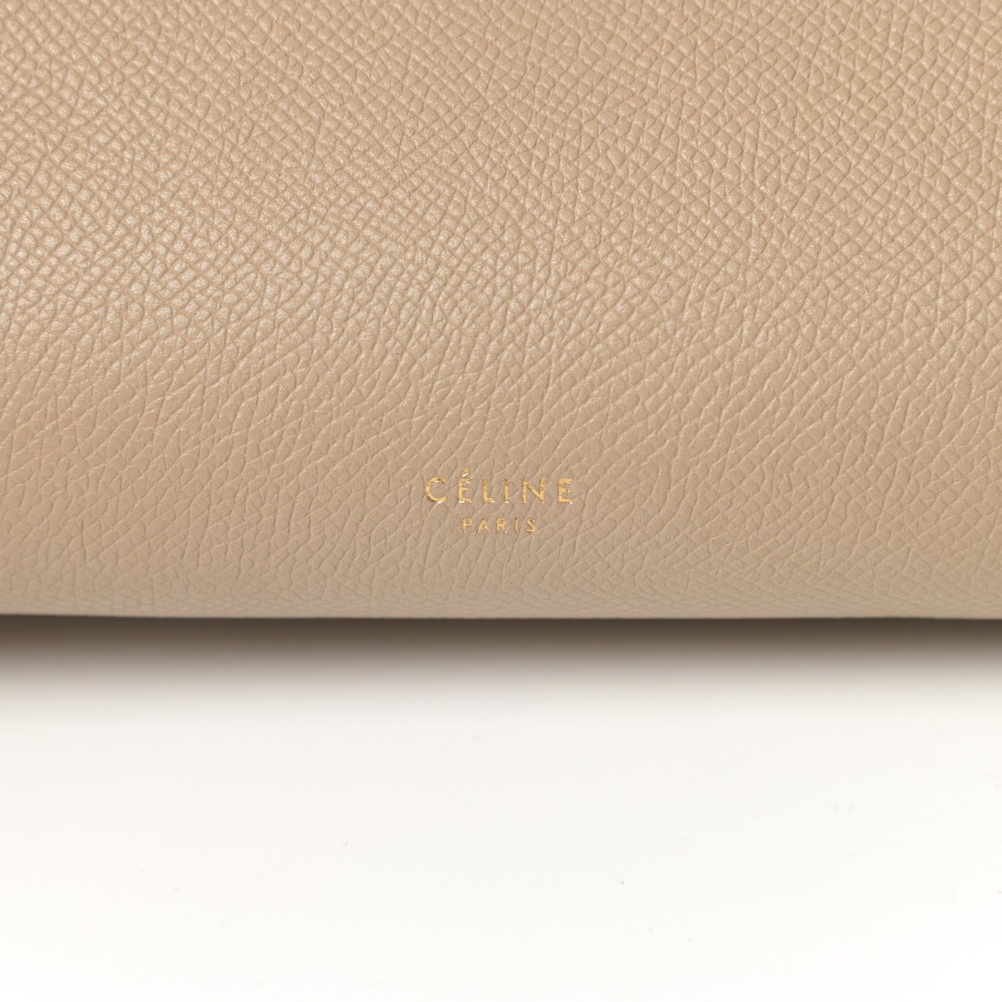Grained Calfskin Mini Belt Bag Light Taupe