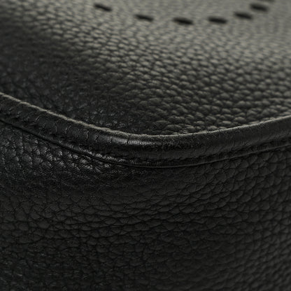 Hermes Taurillon Clemence Evelyne III PM Black 10 of 18