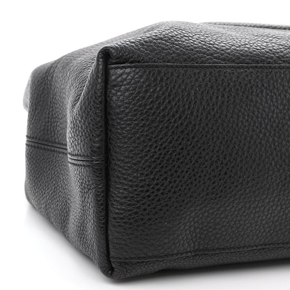 Gucci Pebbled Calfskin Medium Soho Chain Shoulder Bag Black 10 of 11