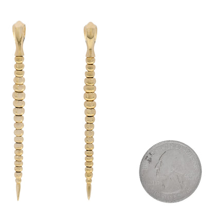 Tiffany 18K Yellow Gold Elsa Peretti Snake Earrings 2 of 5