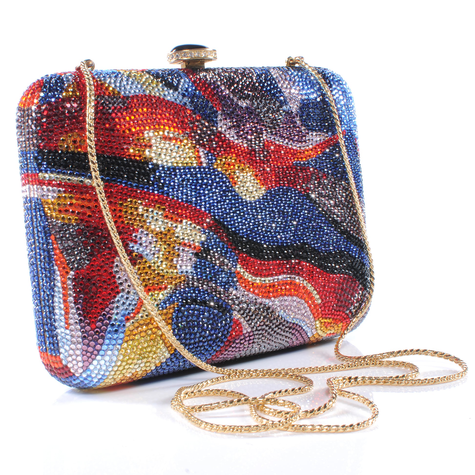 Judith Leiber Crystal Synergy Minaudiere Clutch 3 of 8