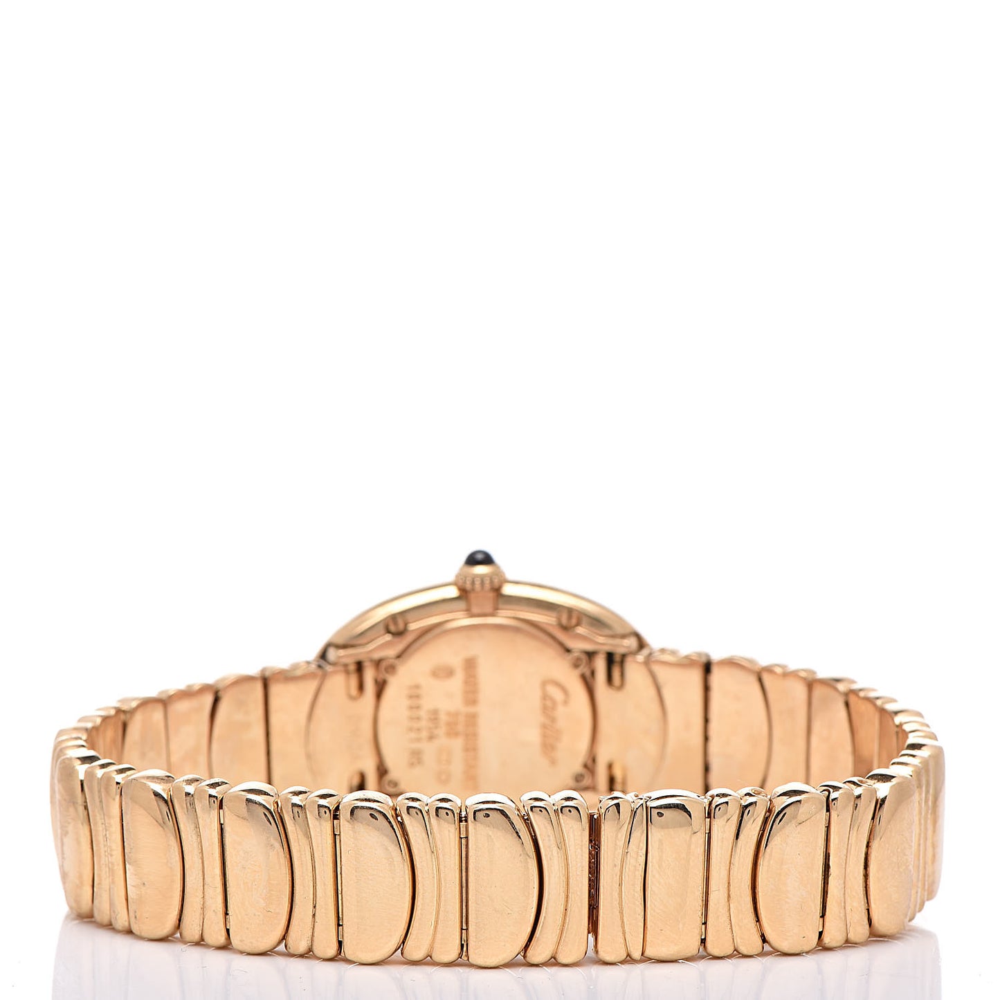 18K Yellow Gold 22mm Baignoire Quartz Watch