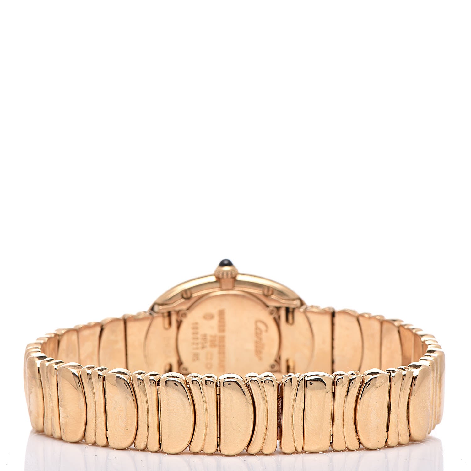 Cartier 18K Yellow Gold 22mm Baignoire Quartz Watch 4 of 6