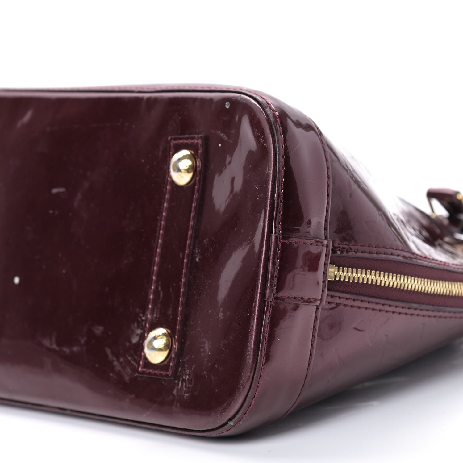 Louis Vuitton Vernis Alma PM Rouge Fauviste 6 of 10