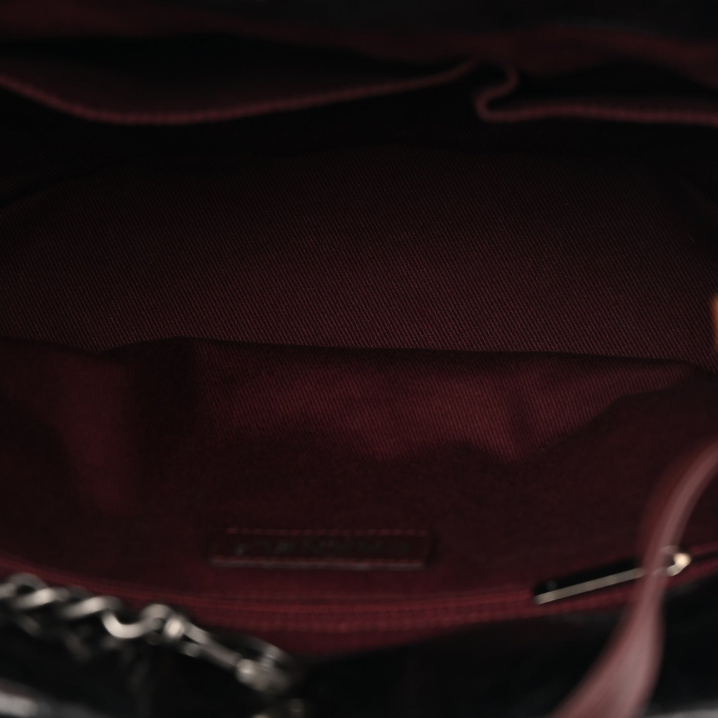 Iridescent Calfskin Small In The Mix Tote Dark Green