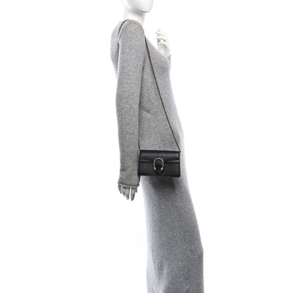 Gucci Calfskin Super Mini Dionysus Shoulder Bag Black 3 of 12