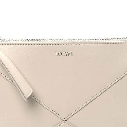 Loewe Shiny Calfskin Puzzle Fold Pouch Sea Salt 8 of 10