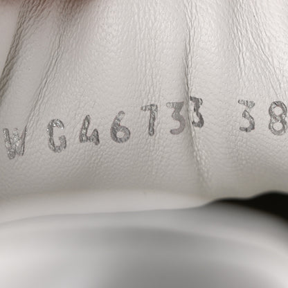 Chanel Calfskin Womens CC Sneakers 38 White 9 of 10