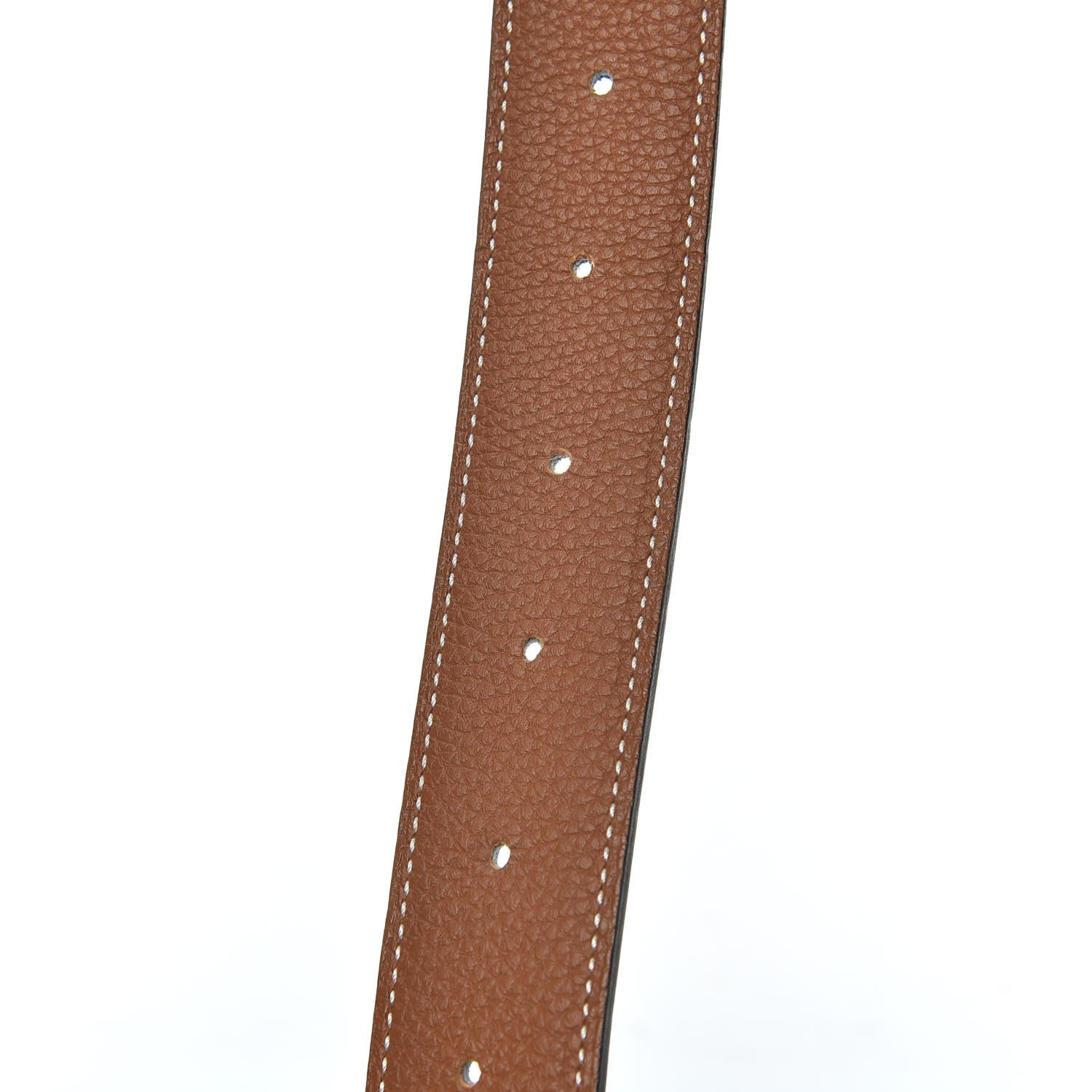 Hermes Swift Togo 32mm Collier De Chien CDC Belt 90 Black Gold 4 of 5