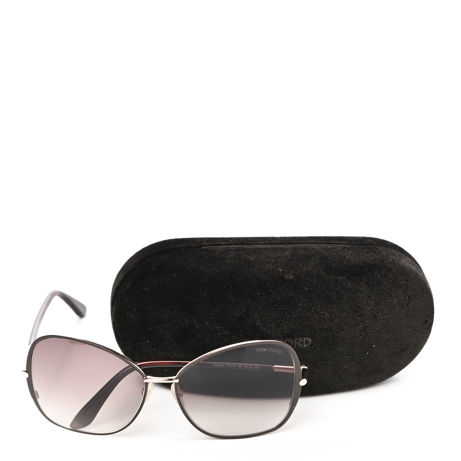 Tom Ford Solange TF319 Sunglasses Brown 7 of 7