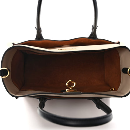 Louis Vuitton Calfskin Monogram On My Side MM Chataigne 5 of 9