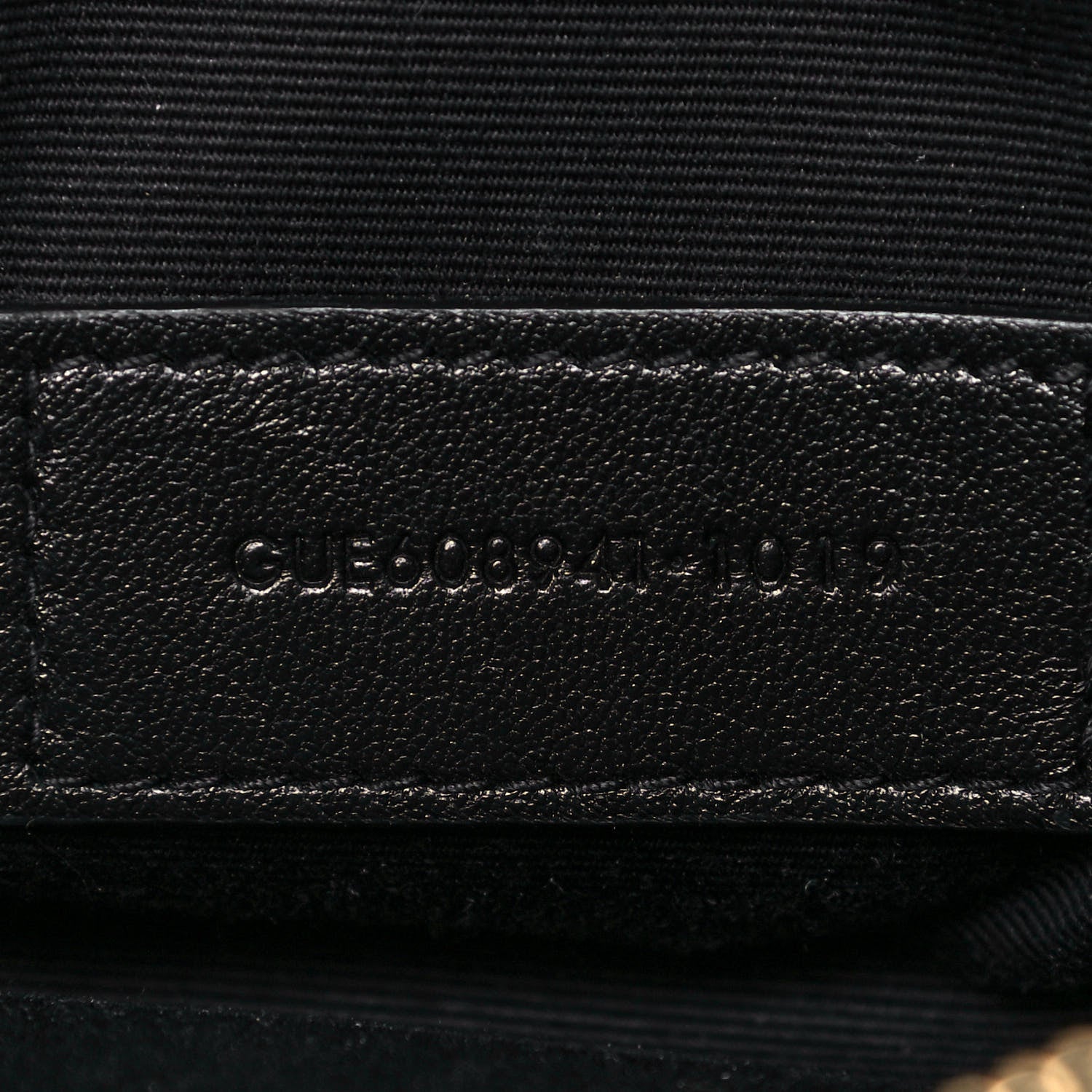 Saint Laurent Grained Lambskin Quilted Mini Becky Double Zip Bag Black 11 of 13