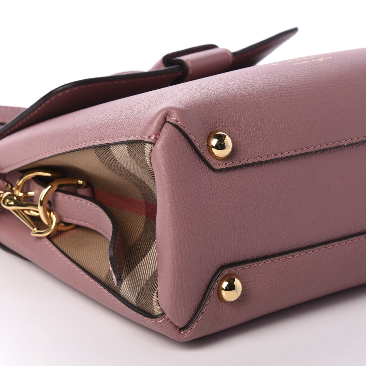 Derby Calfskin House Check Small Camberley Pink