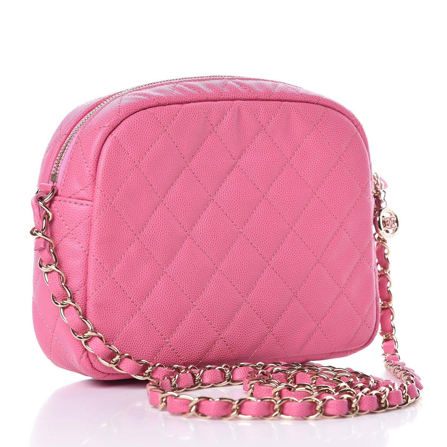 Caviar Quilted CC Day Camera Case Pink
