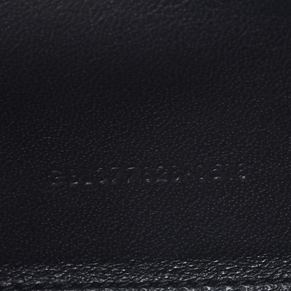 Saint Laurent Grain De Poudre Matelasse Chevron Monogram Chain Wallet Light Taupe 7 of 7