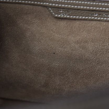 Celine Drummed Calfskin Mini Luggage Souris 8 of 11