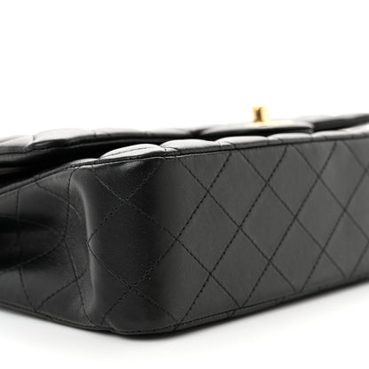 Chanel Lambskin Quilted Medium Double Flap Black 9 of 15