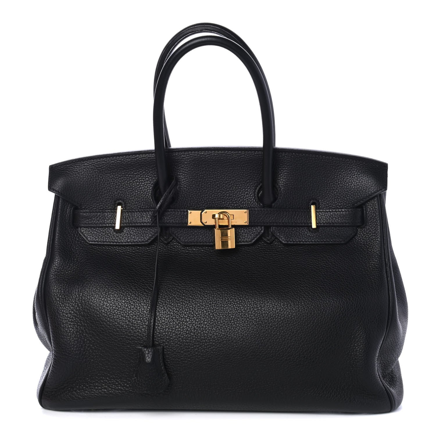 Hermes Taurillon Clemence Birkin 35 Black 1 of 4