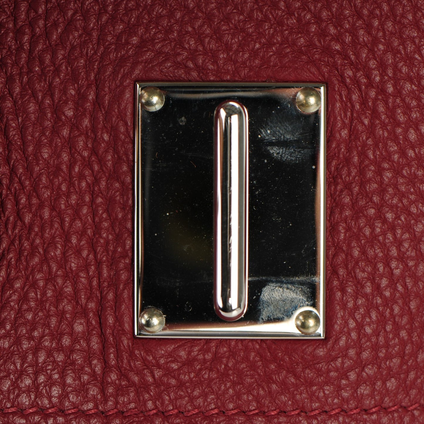 Taurillon Clemence JPG Birkin 42 Rouge H