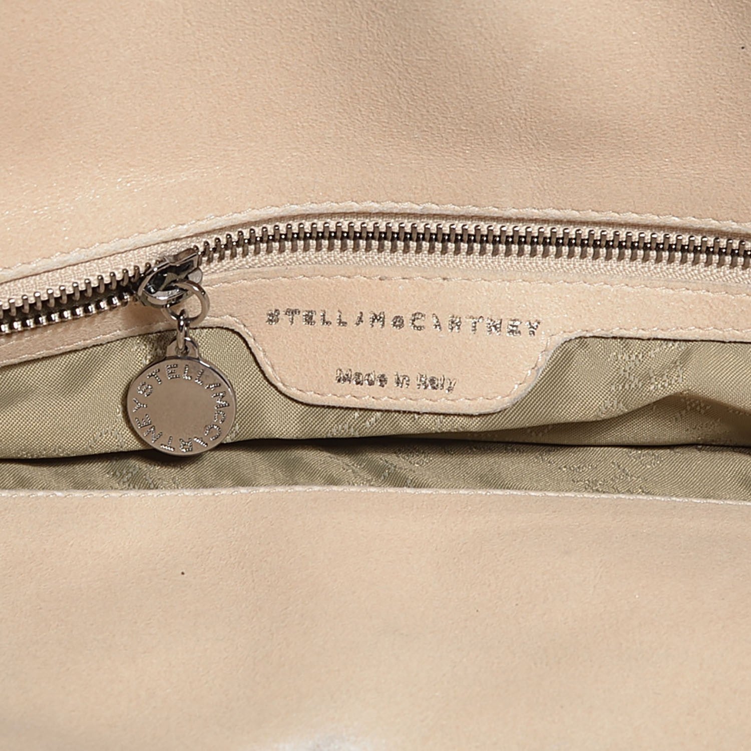 Stella McCartney Shaggy Deer East West Falabella Tote Beige 6 of 7