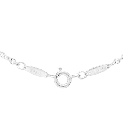 Tiffany Sterling Silver Elsa Peretti Open Heart Charm Bracelet 4 of 4