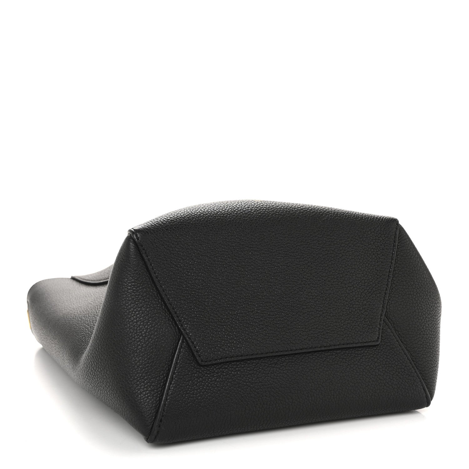 Celine Soft Grained Calfskin Small Sangle Bucket Bag Black 4 of 10