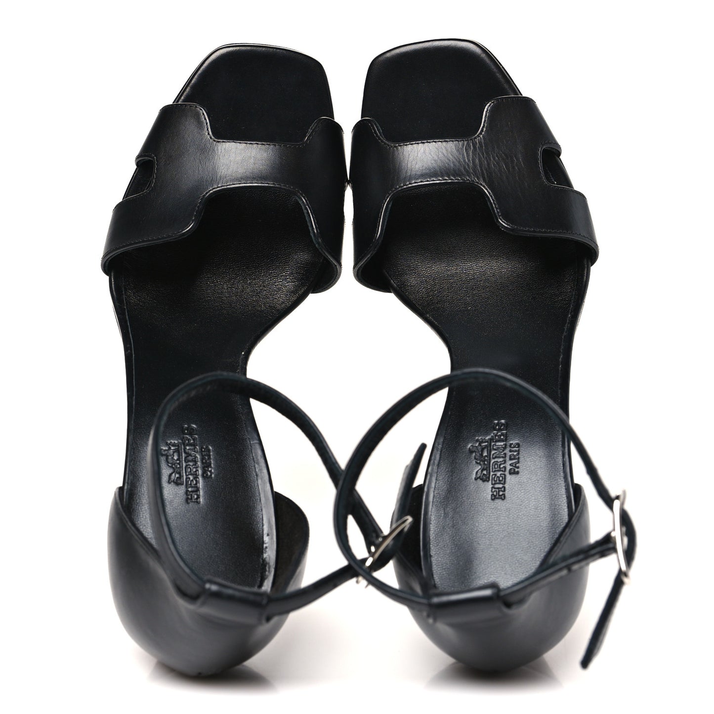 Calfskin Joy 105 Sandals 38.5 Black