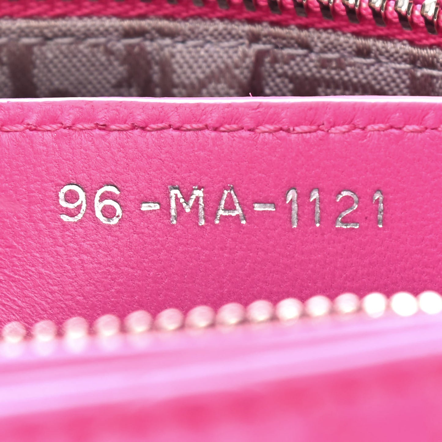 Lambskin Cannage Medium Lady Dior Pink