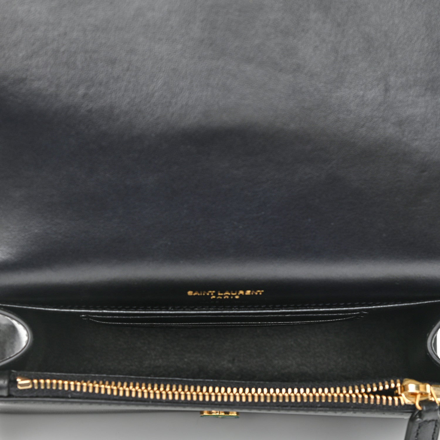 Saint Laurent Smooth Calfskin Monogram Kate Belt Bag Black 5 of 11