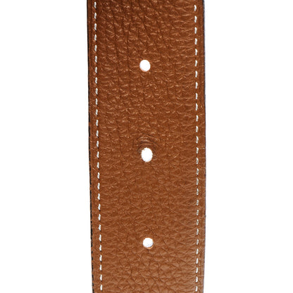 Hermes Box Togo 32mm Quizz H Belt 95 Black Gold 6 of 12