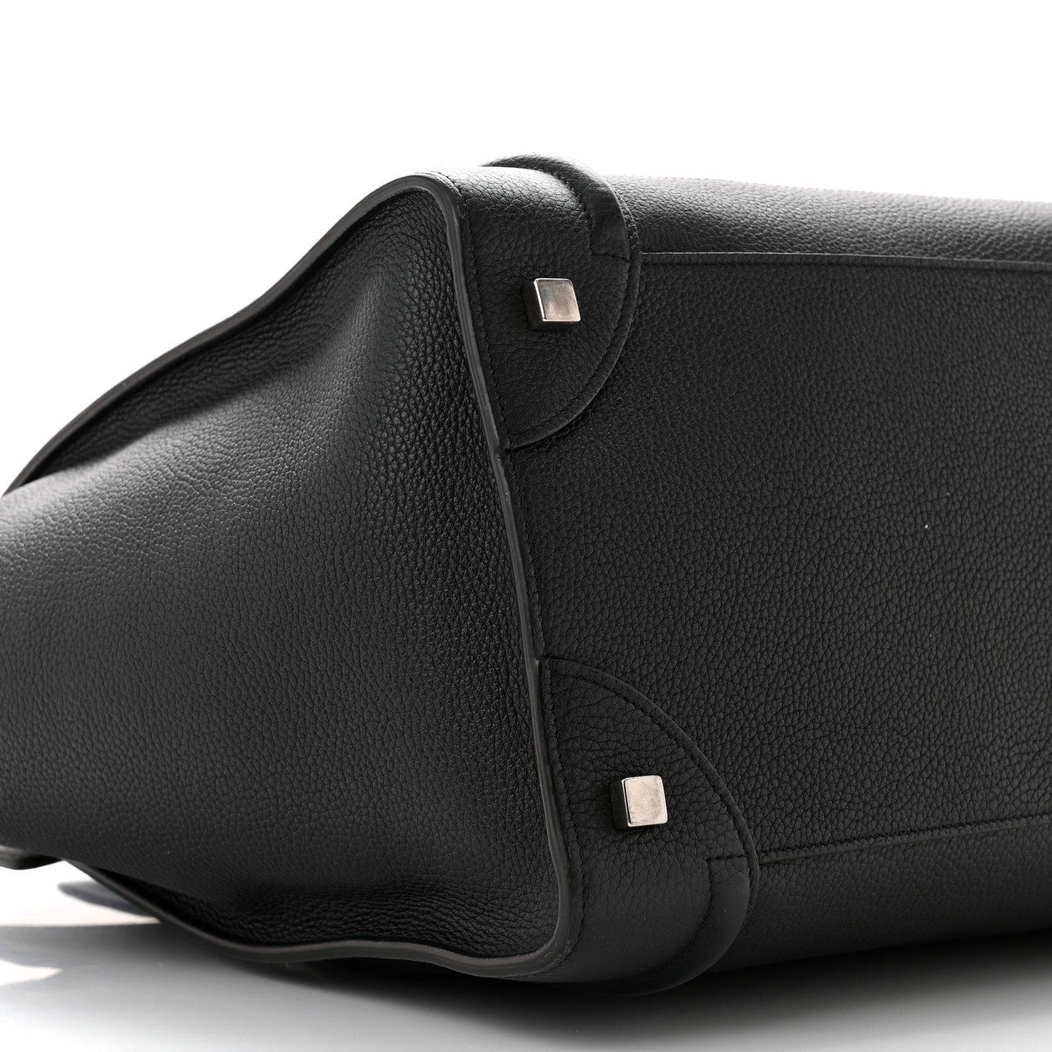 Celine Drummed Calfskin Mini Luggage Black 8 of 11