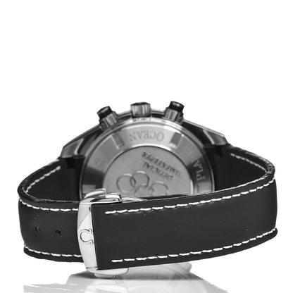 Omega Stainless Steel Calfskin 45mm Seamaster Planet Ocean Specialties Olympic Games Collection Automatic Watch Black 222.32.46.50.01.001 4 of 12