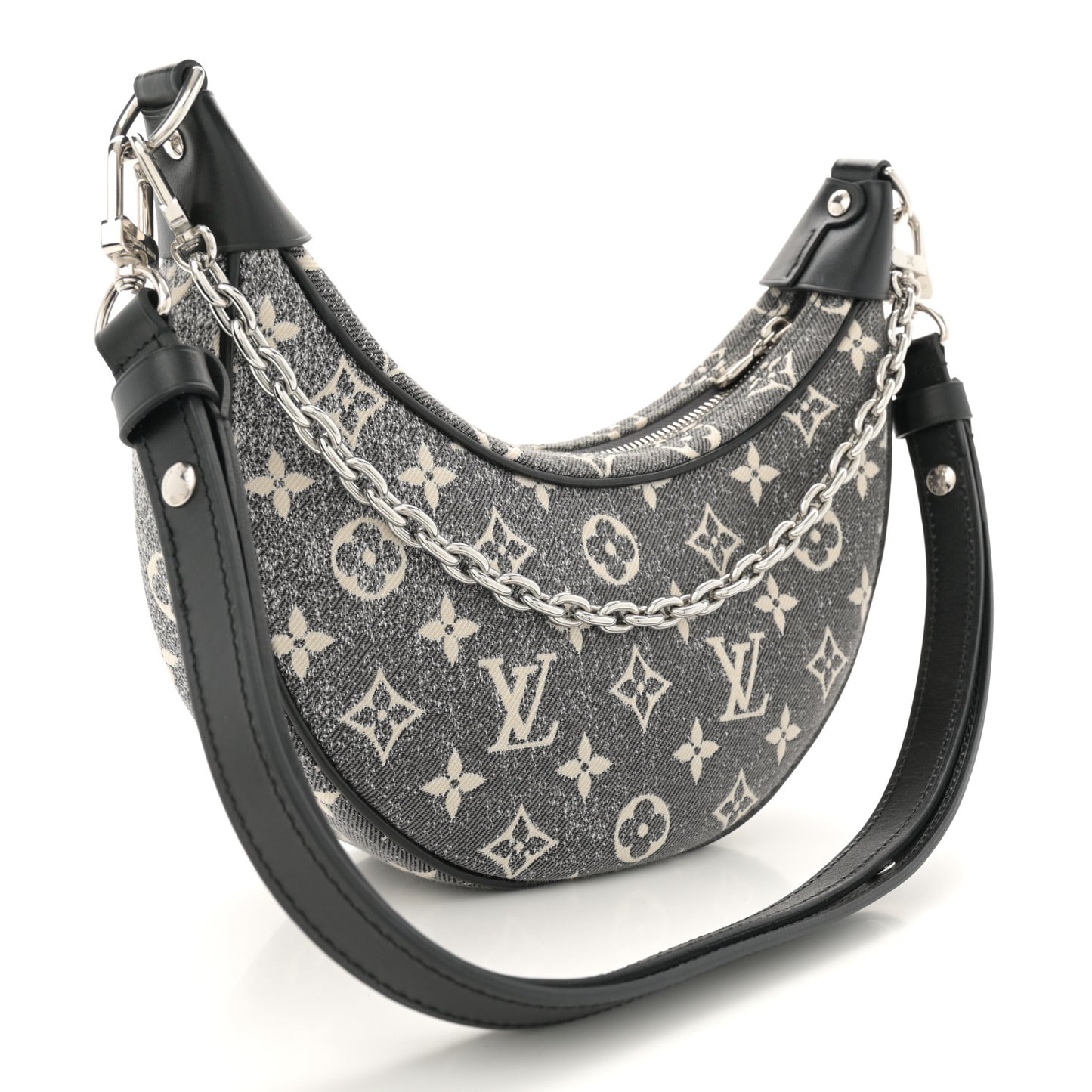 Monogram Jacquard Denim Loop Black